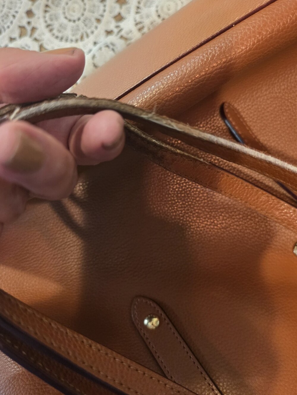 Coach Market Tote, Large (Flaws To Handles) - Picture 16 of 16